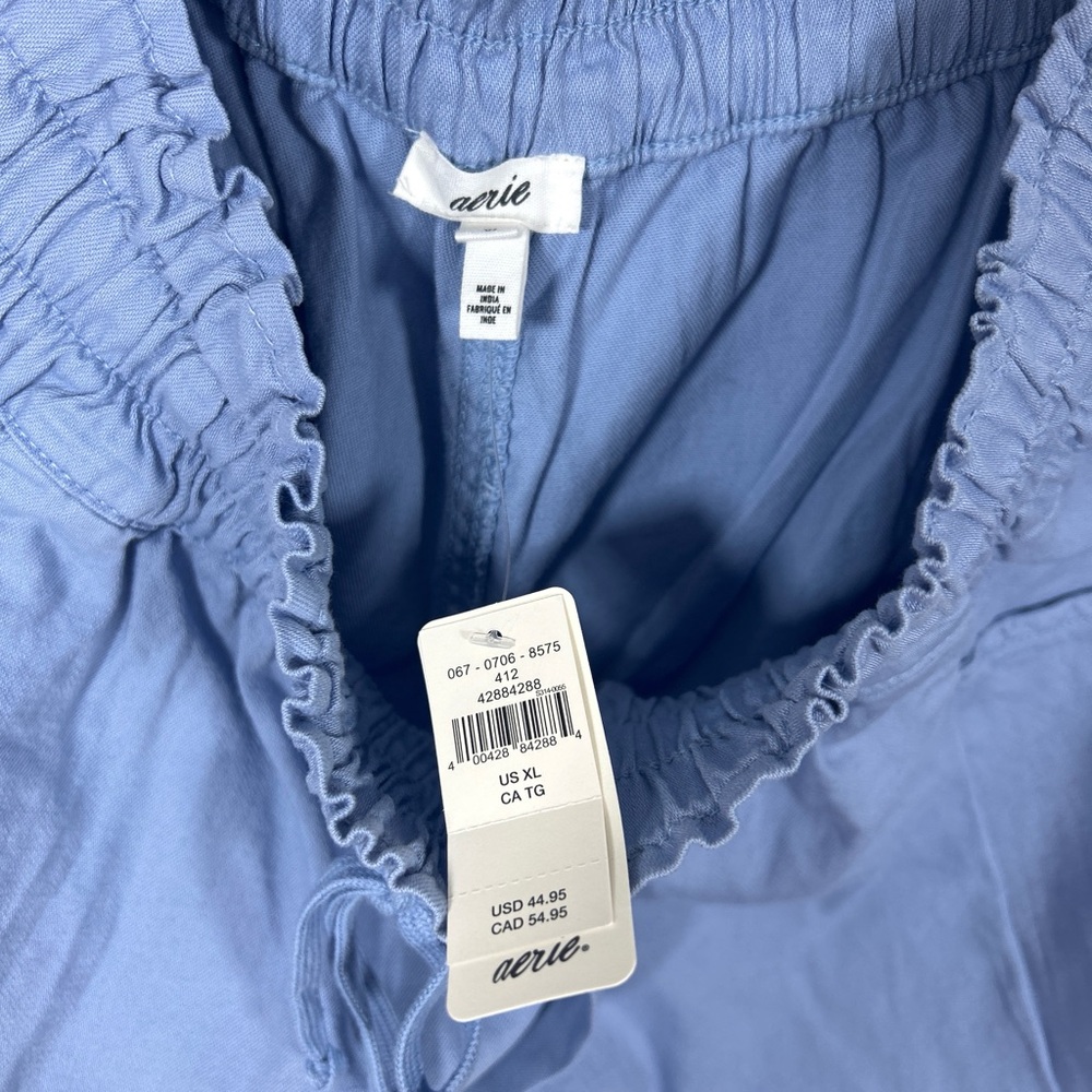 NWT Aerie High Waist Light Blue 3 inch shorts - Picture 5 of 5